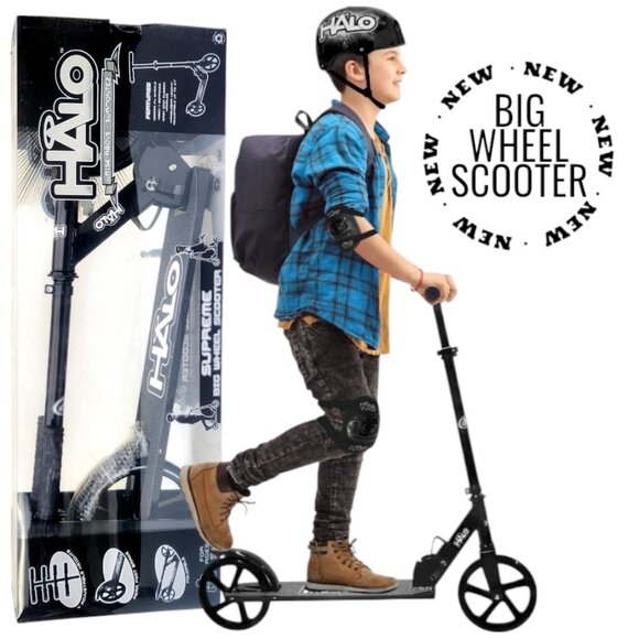 Brand New Halo Rise Above Scooter Supreme Big Wheel Scooter Makes a great Christ - Picture 5 of 14